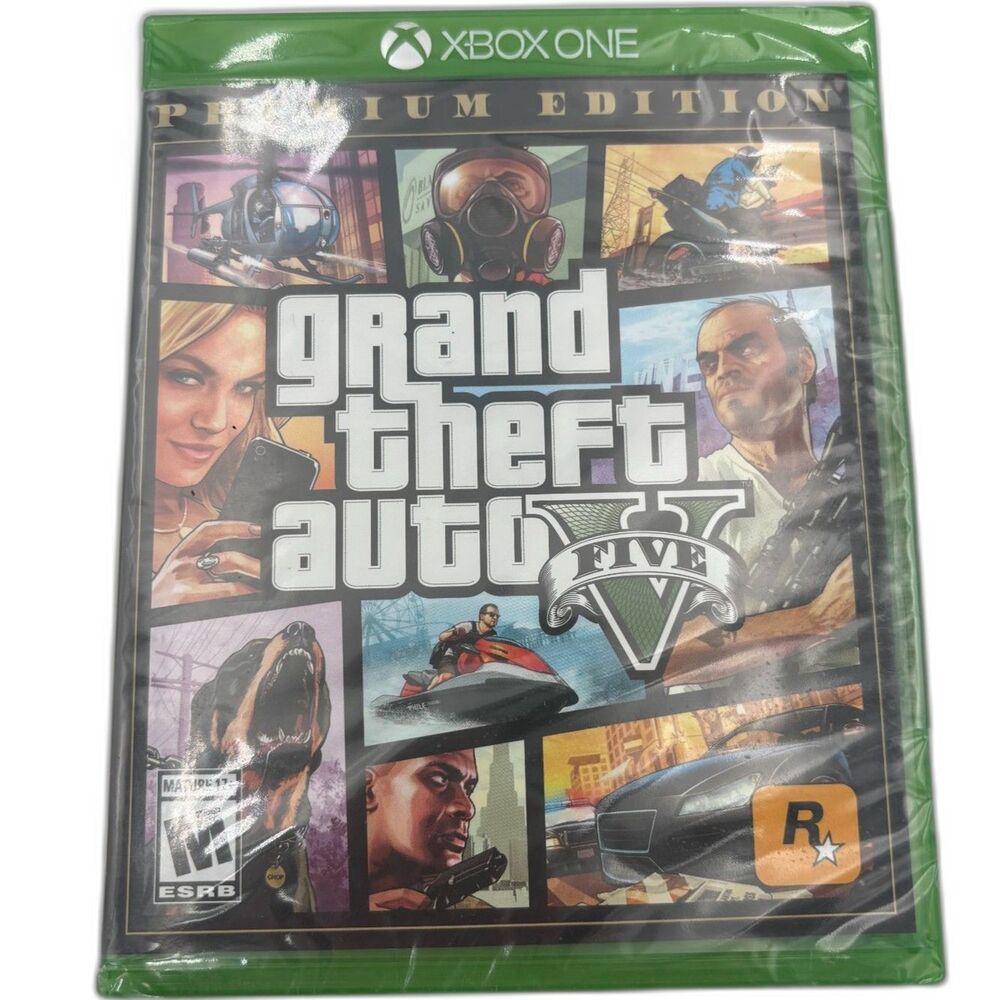 Grand Theft Auto V, Rockstar Games, Xbox One-New & Sealed